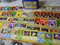 1990'S POKEMON COLLECTION/ LOT W/ TIN STORAGE UNIT FIND - Image 1