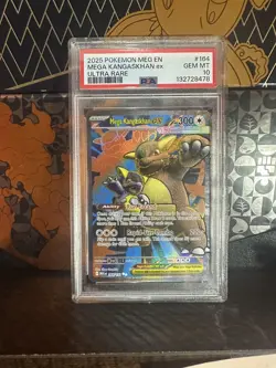 2025 POKEMON MEG EN-MEGA EVOLUTION ULTRA RARE #164 MEGA KANGASKHAN EX PSA 10 - Image 1