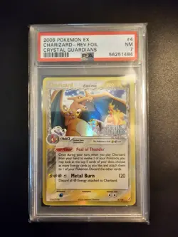 Pokemon Charizard Delta Species Reverse Holo Crystal Guardians STAMPED 4/100 - Image 2