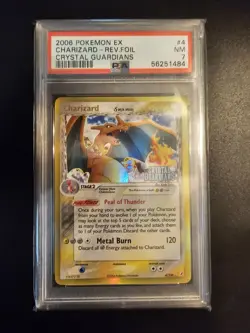 Pokemon Charizard Delta Species Reverse Holo Crystal Guardians STAMPED 4/100 - Image 3