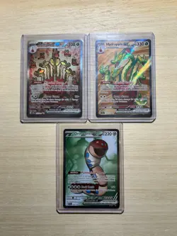Pokemon 3 Card Lot Hydrapple Ex 167/142 Stellar Crown Special Illustration Rare - Image 1