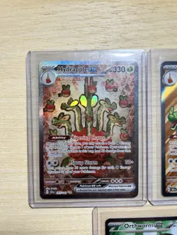 Pokemon 3 Card Lot Hydrapple Ex 167/142 Stellar Crown Special Illustration Rare - Image 2