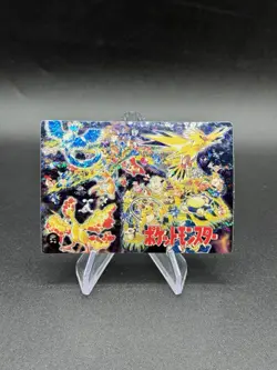 Zapdos Articuno Holo Pokemon Vintage Pocket Monsters Vending Prism Sticker 270 - Image 1