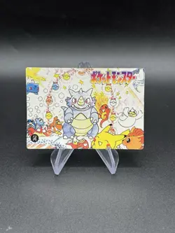 Zapdos Articuno Holo Pokemon Vintage Pocket Monsters Vending Prism Sticker 270 - Image 2