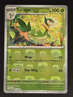 Pokemon TCG - Servine (Master Ball Pattern) Sv: Black Bolt Servine 002/086 - Image 1