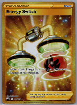 Energy Switch Secret Rare Pokemon SWSH12: Silver Tempest 212/195 NM - Image 1
