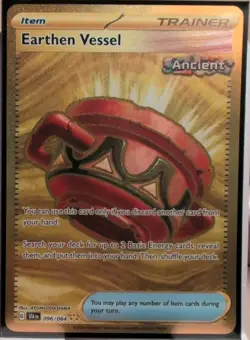 Pokemon TCG Earthen Vessel Trainer Shrouded Fable Holo Card 096/064 SV - Image 1
