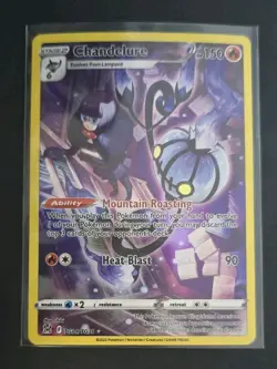 Chandelure TG04/TG30 Lost Origin Trainer Gallery Ultra Rare Pokemon Card - Image 1