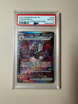 2024 Pokemon Paldean Fate EN 234 Charizard ex SIR PSA 8!!! - Image 1
