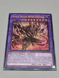 Yugioh! Primite Dragon Nether Berzelius - DUAD-EN035 - Ultra Rare - 1st Edition - Image 1