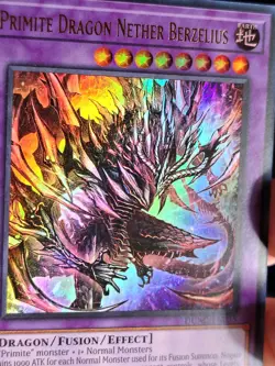 Yugioh! Primite Dragon Nether Berzelius - DUAD-EN035 - Ultra Rare - 1st Edition - Image 3