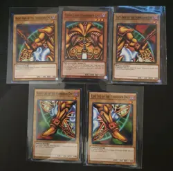 Exodia the Forbidden One LDK2 Common YUGIOH! TCG Complete 5 Card Set LP - Image 1