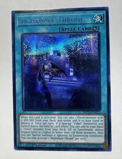 Yugioh! - Nightmare Throne - MP25-EN072 - Prismatic Secret Rare - NM/M - Image 1