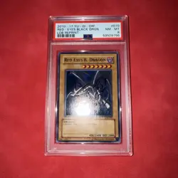 Yu-Gi-Oh! Red-Eyes B. Dragon LOB-070 Ultra Rare PSA 8 - Image 2