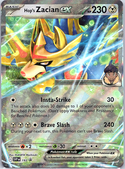 Hop's Zacian ex 193 Sv: Scarlet & Violet Promo Cards Holo - Image 1