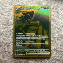 Pokemon TCG Ting-Lu EX Scarlet & Violet Paldean Fates Hyper Rare Card 244/091 - Image 1