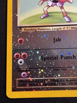 Hitmonchan WoTC Best of Game Promo 2 Pokemon Card Reverse Holo Swirl Near Mint - Image 5
