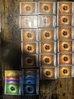 POKEMON S&V Surging Sparks NM COMPLETE SET 2023 Com Basic ENERGY CARDS -Lot of 8 - Image 4