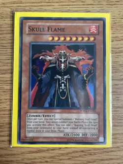 Yu-gi-oh Skull Flame WB01-EN002 Ultra Rare NM Card - Image 4