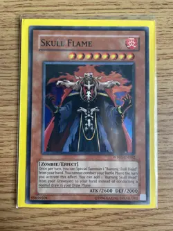 Yu-gi-oh Skull Flame WB01-EN002 Ultra Rare NM Card - Image 5