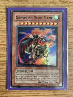Yu-gi-oh Supersonic Skull Flame WB01-EN001 Ultra Rare NM Card - Image 5