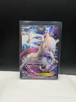 Pokemon Mewtwo EX TCG Full Art Holo Card Promo XY125 - Image 1