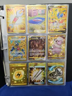 Pokemon Binder Lot Collection Of 144 Cards Illustration Rares Full Arts, Ex’s ++ - Image 1