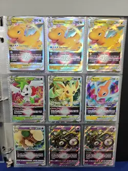 Pokemon Binder Lot Collection Of 144 Cards Illustration Rares Full Arts, Ex’s ++ - Image 4