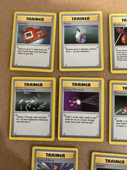 Shadowless Trainers Pokemon Card Lot Vintage WOTC - Image 2
