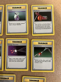 Shadowless Trainers Pokemon Card Lot Vintage WOTC - Image 3