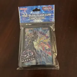 YUGIOH OFFICIAL KONAMI THE DARK MAGICIANS CARD SLEEVES 50ct SEALED - New - Image 1