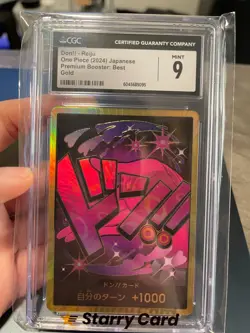 ONE PIECE DON !! Card Vinsmoke Reiju (Gold Frame) PRB-01 JPN CGC9 - Image 1