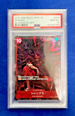 PSA 10 Shanks OP09-004 SR Emperors in the New World - ONE PIECE Card Japanese - Image 1