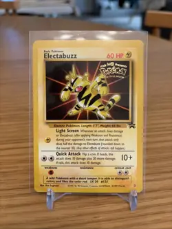 Electabuzz #2 WB Kids Stamped Black Star Promo Vintage WotC Pokemon TCG Card - Image 1