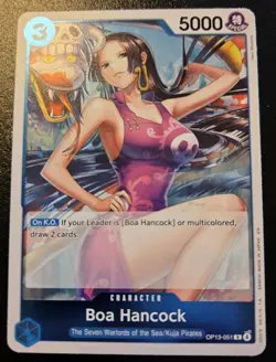 Boa Hancock OP13-051 Foil Rare Carrying On His Will One Piece Card Game - Image 1