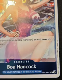 Boa Hancock OP13-051 Foil Rare Carrying On His Will One Piece Card Game - Image 5