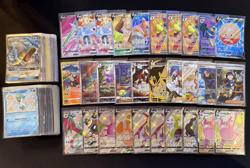 Lot of 150 Pokemon Cards V/VMAX/EX/Full Art/GX/Trainer/Holos Modern Collection - Image 1