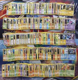 Vintage Pokemon Card Lot Fire Espeon Mewtwo Ampharos 210+ - Image 1