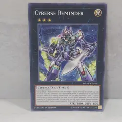 YuGiOh Cyberse Reminder DANE-EN040 1st Edition Yu-Gi-Oh! Card - Image 1