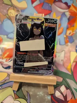 Pokemon Anime Waifu Umbreon Vmax EX Rare Full Art Doujin ACG Custom Art Card - Image 1