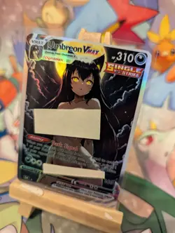 Pokemon Anime Waifu Umbreon Vmax EX Rare Full Art Doujin ACG Custom Art Card - Image 3