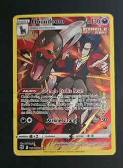 Houndoom TG10/TG30 Pokemon Brilliant Stars Sword & Shield Holo Rare Card NM - Image 1