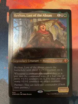 MTG Commander Masters Reyhan Last of the Abzan Foil Etched - Image 1