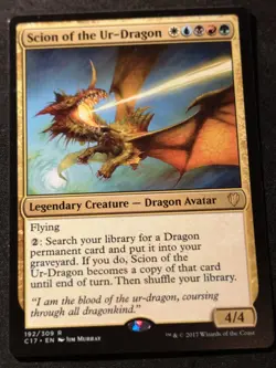 Scion Of The Ur-Dragon - C17 - MTG - EN - NM - 192/309 - Image 1