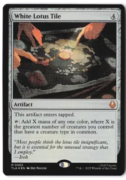 White Lotus Tile 262 MTG Avatar TLA NM Foil - Image 1