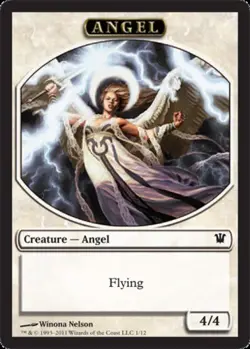 Angel Token Light Play, English Magic the Gathering MTG Innistrad - Image 1