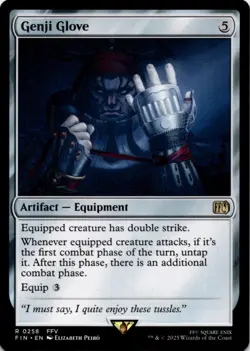 MTG Genji Glove Normal NM FINAL FANTASY Magic 258 - Image 1