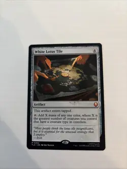 MTG Avatar - White Lotus Tile - TLA - NM - Image 1