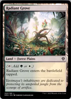 Dominaria United #253 Radiant Grove - Image 1