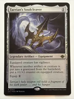 MTG The Lost Caverns of Ixalan Tarrian's Soulcleaver Foil 0264 NM Rare - Image 1